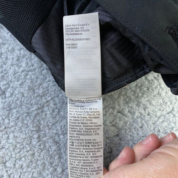 Calvin Klein Men's Straight Fit Jeans Black Size 40x30 Pre-Owned - Picture 14 of 16